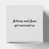 Ballotins Orchidées blanches et violettes sur des boîtes de  (Haut)