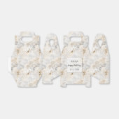 Ballotins Orchidées blanches sur une crème légère (Déplié)