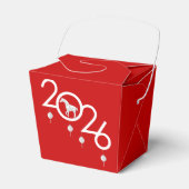 Ballotins Origami Cheval chinois, Ballotin rouge (Verso)