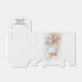 Ballotins Ornement de coquillages de Noël blanc (Déplié)