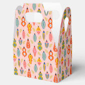 Ballotins Ornements colorés rétro Motif de Noël (Ouvert)