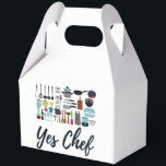 Ballotins Oui Chef Cadeau Boîte À Emporter<br><div class="desc">Oui Chef Boîte Cadeau À Emporter pour les cookies de Noël,  les cadeaux de fêtes,  les cadeaux de remerciement,  mariage,  anniversaire,  événements professionnels et d'entreprise.</div>