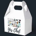 Ballotins Oui Chef Takeaway Ballotin cadeau<br><div class="desc">Oui Chef Takeaway Favor Boîte cadeau pour les biscuits de Noël,  cadeaux de vacances,  cadeaux de remerciement,  mariage,  anniversaire,  affaires et événements d'entreprise.</div>