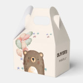 Ballotins ours aquarelle avec ballons boîte de fête d'annive (Verso)