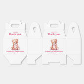 Ballotins Ours d'aquarelle délicat avec Ballotin arc (Déplié)