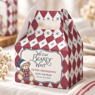 Ballotins Ours de Noël Garçon Prépa Fête de Naissance