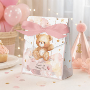 Ballotins Ours en peluche adorable 1er anniversaire