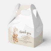 Ballotins Ours en peluche avec Ballotin à ballons (Verso)