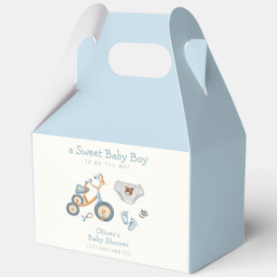 Ballotins Ours en peluche bleu vélo jouets pour la nurserie