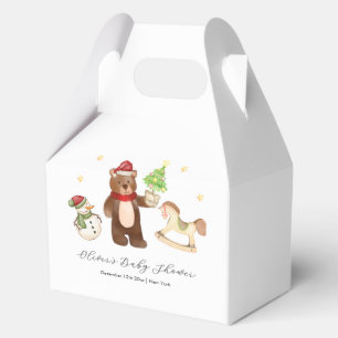 Ballotins Ours en peluche bonhomme de neige Shower bébé forê