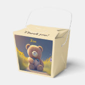 Ballotins Ours en peluche dans une prairie, coutume mignonne (Verso)