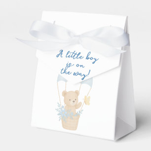 Ballotins Ours en peluche mignon avec Baby shower en parachu
