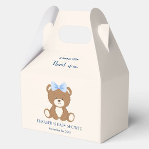 Ballotins Ours en peluche mignon avec Ballotin bleu