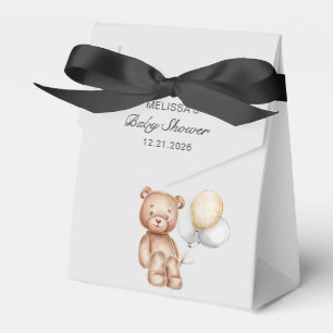 Ballotins Ours mignon avec ballons Baby Shower