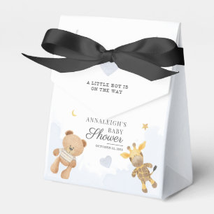 Ballotins Ours mignon et girafe aquarelle Baby Shower