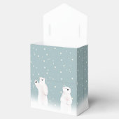 Ballotins Ours Polaires De Noël En Neige (Ouvert)