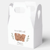 Ballotins Ours rustiques Twin Nous Pouvons Bearly Wait Baby (Ouvert)