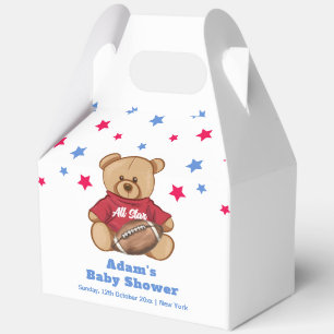 Ballotins Ourson de football américain pour Baby Shower