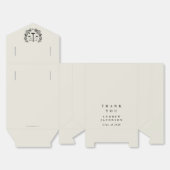 Ballotins Oyster/Cream JD Law Scales Favor Box (Déplié)