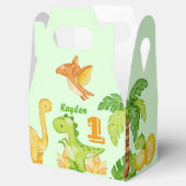 Ballotins Pack de soirée personnalisé dinosaure vert (Ouvert)