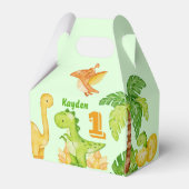Ballotins Pack de soirée personnalisé dinosaure vert (Verso)