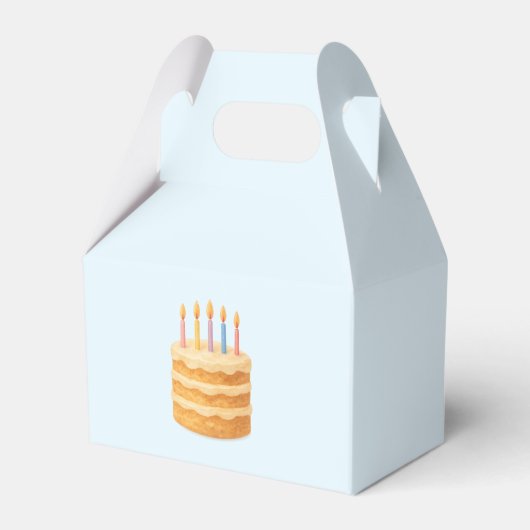 Ballotins Packing box with a picture of a birthday cake (Arrière)