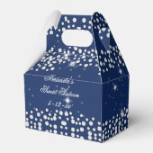 Ballotins Pailleté Argent et Bleu, Douce Seize, Personnalisé (Verso)