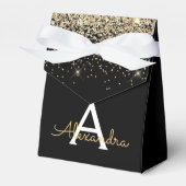 Ballotins Pailleté de luxe noir or Monogramme (Verso)