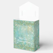 Ballotins Pailleté de turquoise élégant, Quinceanera (Ouvert)