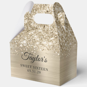 Ballotins Pailleté Or Pâle Glam Sweet Seize Ans