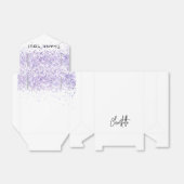 Ballotins Paillettes de violette blanche scintillent nom mer (Déplié)