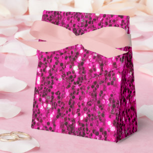 Ballotins Paillettes fausses étincelles rose chaud
