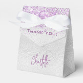 Ballotins Paillettes violettes scintillent nom merci (Verso)