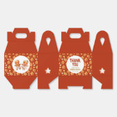 Ballotins Pain d'épices de Noël Rouge et blanc (Déplié)