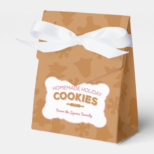 Ballotins Pain d'épices Noël Cookies Boîte de traitement (Verso)