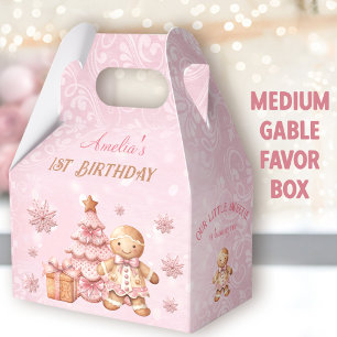 Ballotins Pain d'épices rose Noël 1er anniversaire Moyen