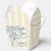 Ballotins Palm Springs Jaune Baby shower de plage Pastel (Ouvrir)