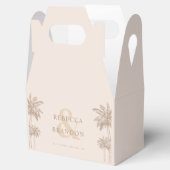 Ballotins Palm Trees Boho Fall Beach Noms de Mariage (Ouvert)