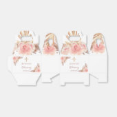 Ballotins Pampas Christening herbe croix florale blush (Déplié)