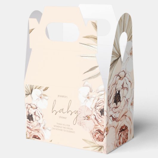 Ballotins Pampas Grass Boho Baby shower bohème (Ouvert)