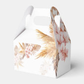 Ballotins Pampas Grass séché Palms Boho Script Fête des mari (Arrière)