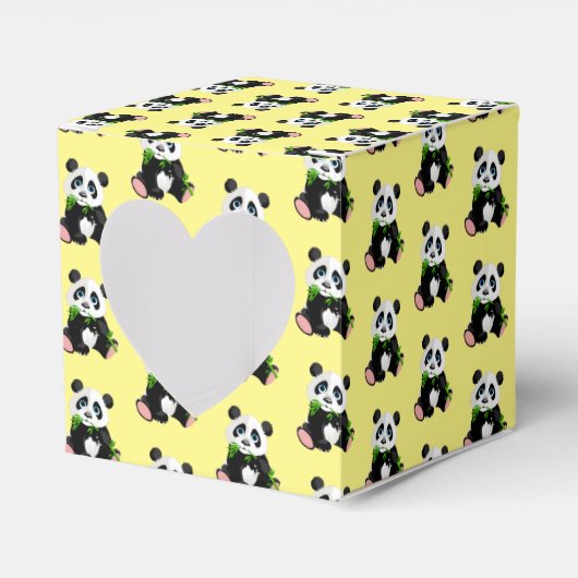 Ballotins Panda Bear Party Favoriser Box (Verso)