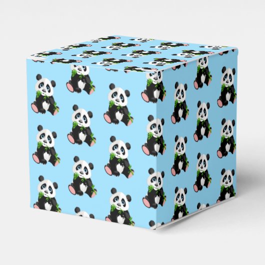 Ballotins Panda Bear Party Favoriser Box (Verso)
