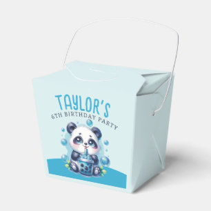 Ballotins Panda Boire Bleu Boba Bubble Thé fête d'anniversai