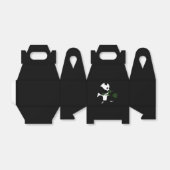 Ballotins Panda géant mange du bambou noir (Déplié)