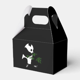 Ballotins Panda géant mange du bambou noir