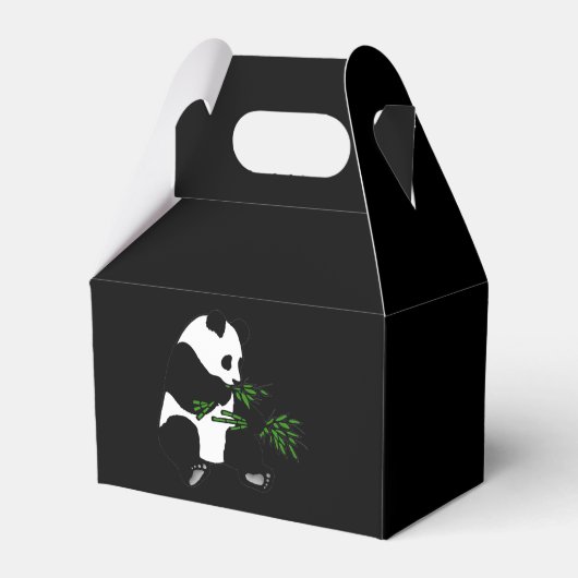 Ballotins Panda géant mange du bambou noir (Verso)