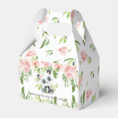 Ballotins Panda rose pâle Vert Floral 1er Anniversaire (Arrière)