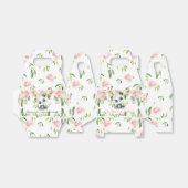 Ballotins Panda rose pâle Vert Floral 1er Anniversaire (Déplié)