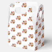 Ballotins Panda Rouge Avec Snowman En Hiver Pour Noël Fav (Ouvert)